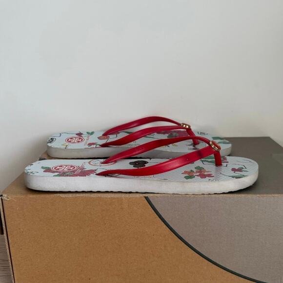 Tory Burch Multicolor Flip Flops Women Sandals - SZ 8 - Picture 3 of 8